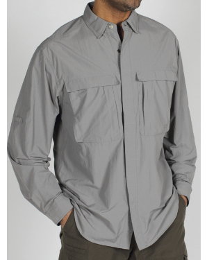 ExOfficio Men's BugsAway Halo Long-Sleeve Shirt