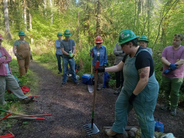 Tool talk Old Sauk ADA Trail. Photo by Matt Christain. 20240511_092425_Original.JPG