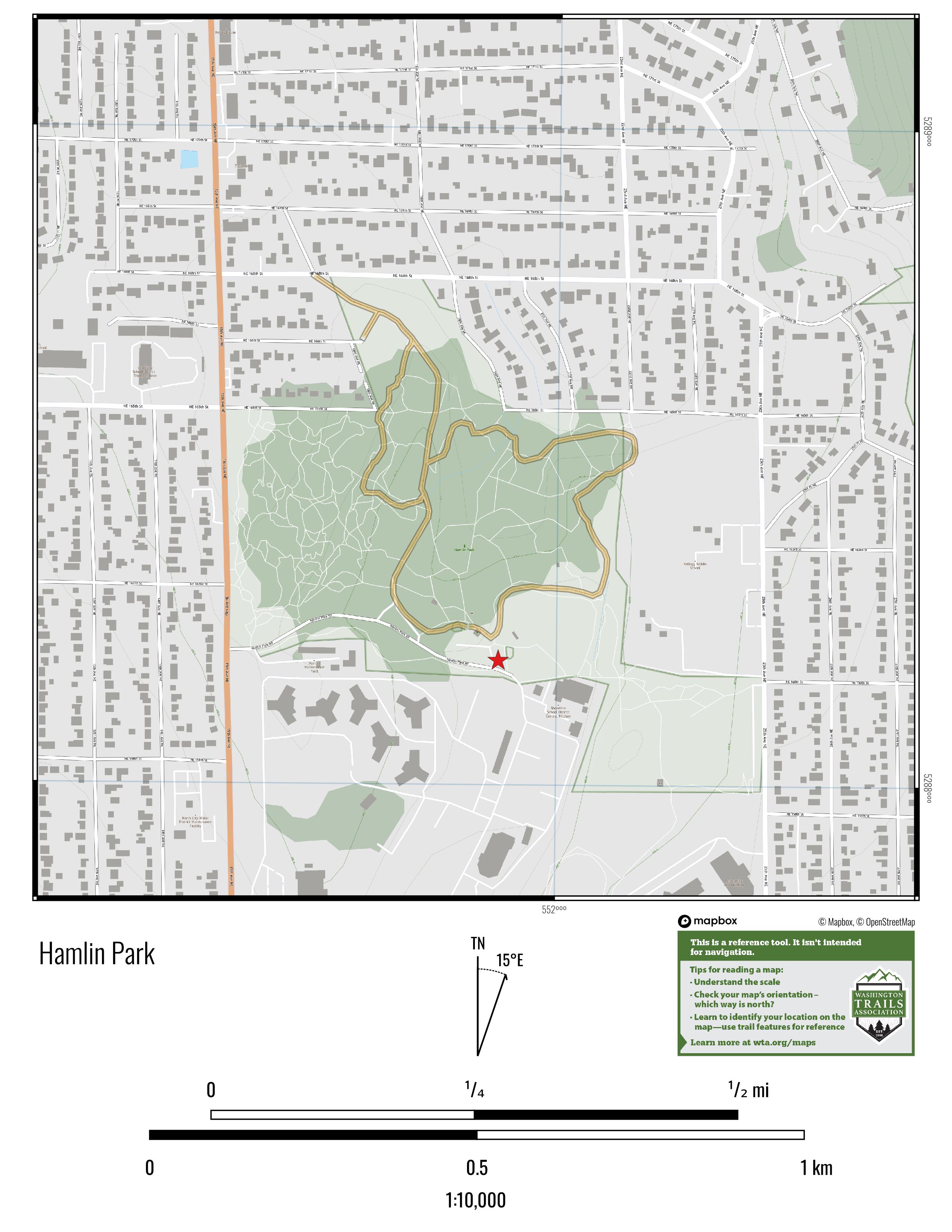 WTA Hamlin Park Map