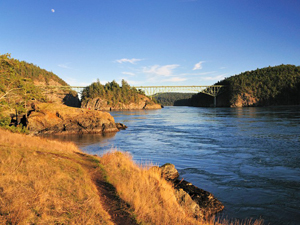 View of the Bridge Deception Pass State Park