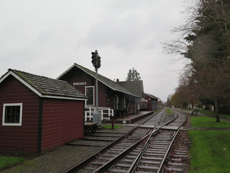 Issaquah Depot Museum along the Rainier Trail. Photo by wafflesnfalafel. 
