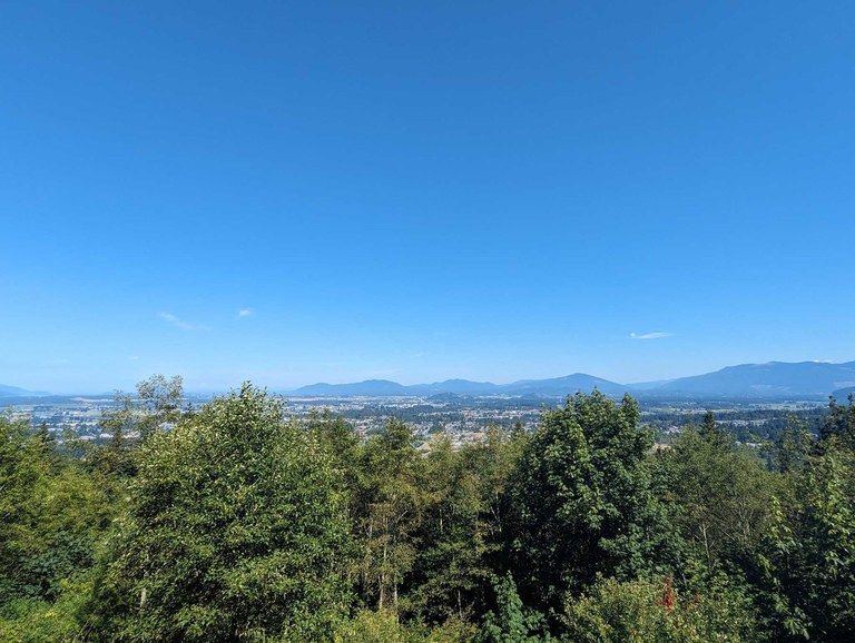 Look at the view! Image: Gaze over the rolling hills of Skagit Valley from the summit of the Bonnie and Clyde loop. Photo by WonderSmash.