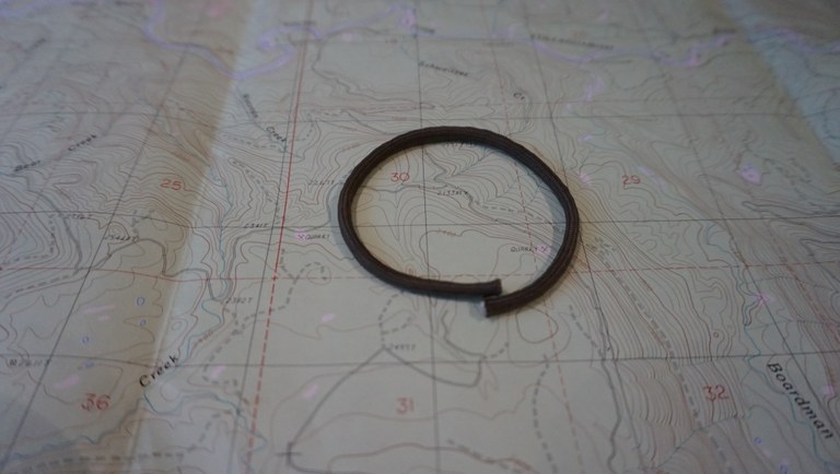 Loop shape. a loop on a map