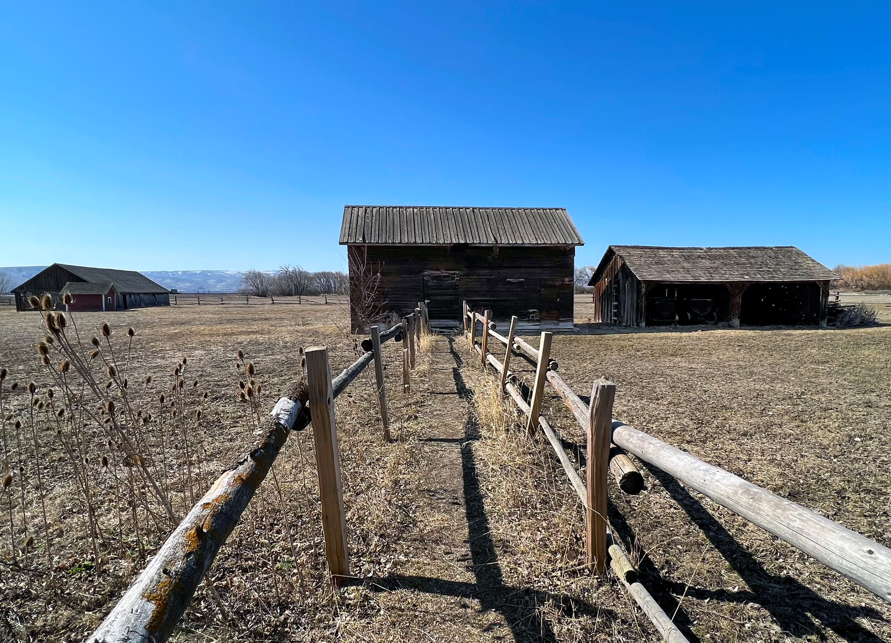 Olmstead Place Historical State Park. Photo by Wes Partch. The old Milk House at Olmstead Place Historical State Park. Photo by Wes Partch.