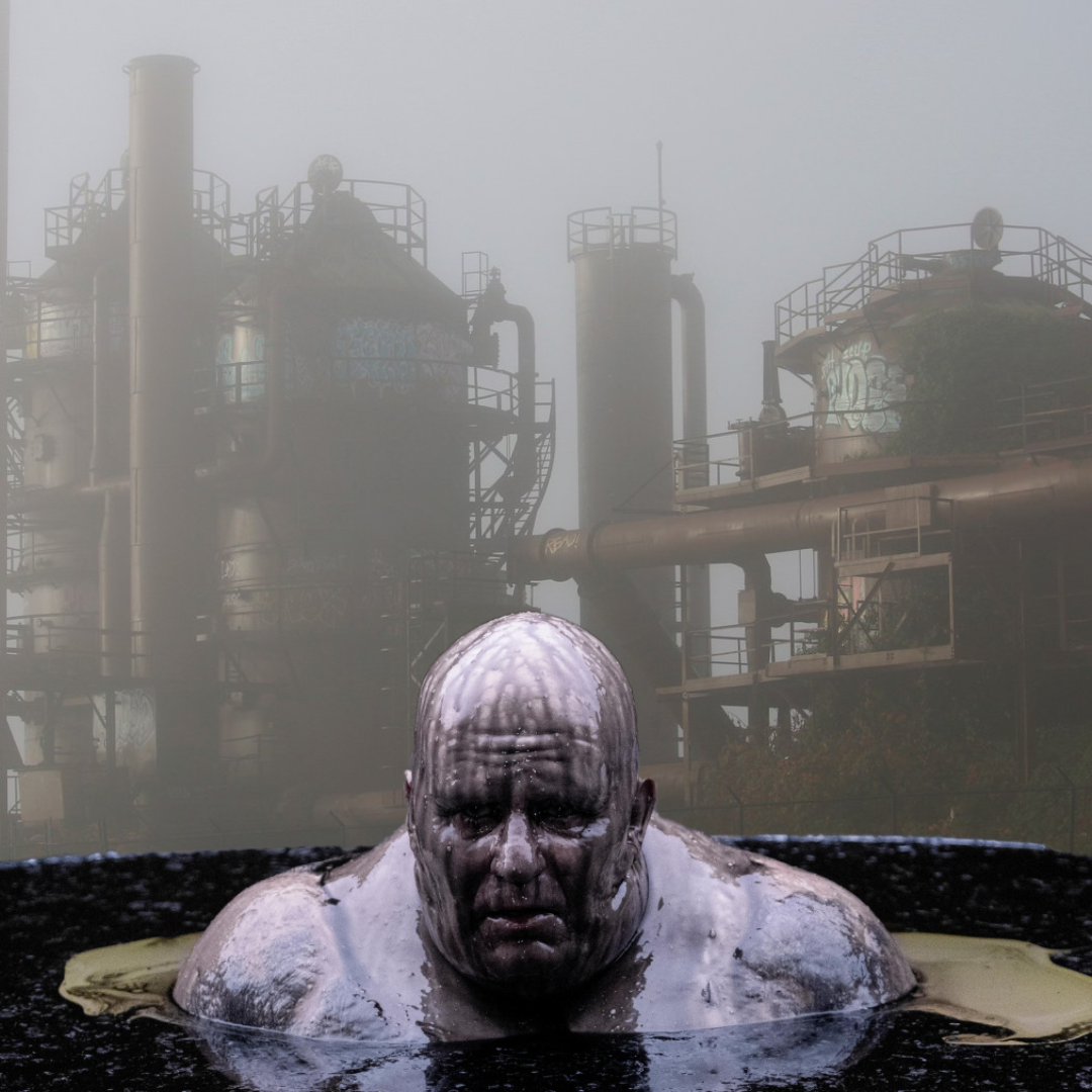 The Baron Harkonnen relaxes in sludge at Gasworks