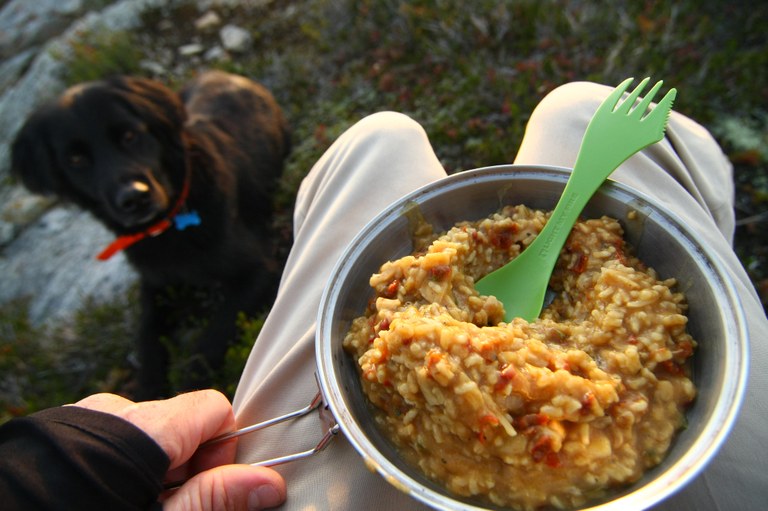 Trail meal. Photo by Tyler Mitchell.jpg
