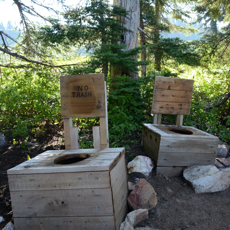Full privies at White Pass Full privies at White Pass