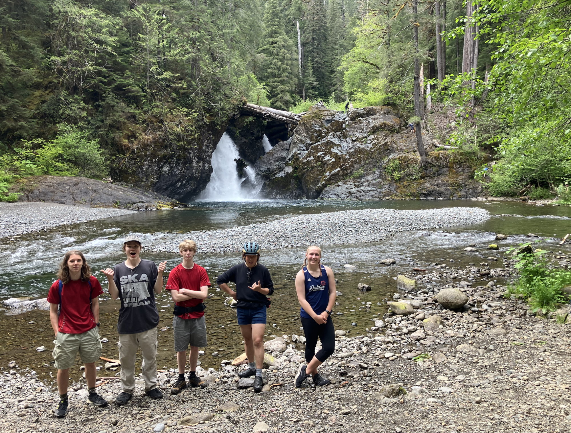 2024 Avanti bikepacking trip waterfall