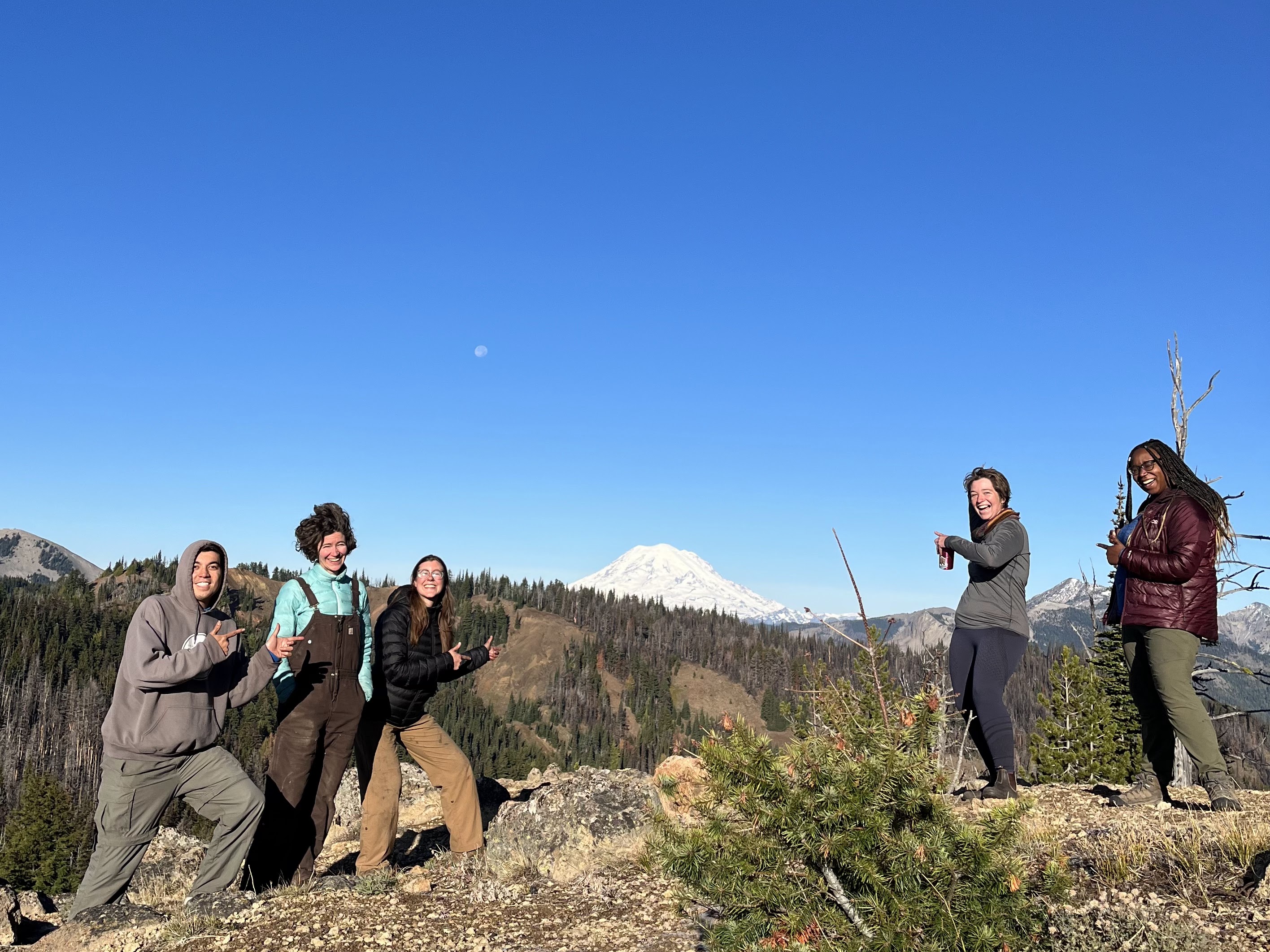 2023 Lost Trails Found crew finding some joy. 