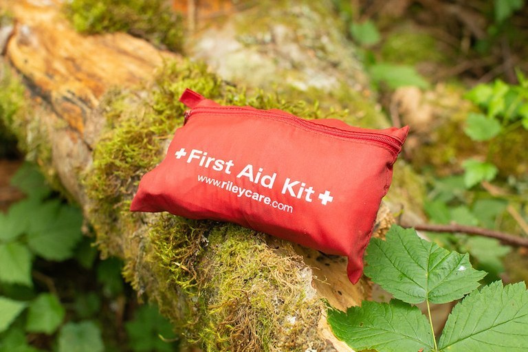 A first aid kit