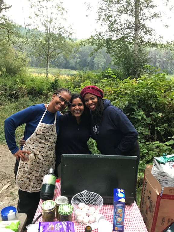Before Denice started The Bronze Chapter, she hosted a first campout on her own. Photo courtesy of Denice Rochelle Denice has been hosting camping events since before her Bronze Chapter days.