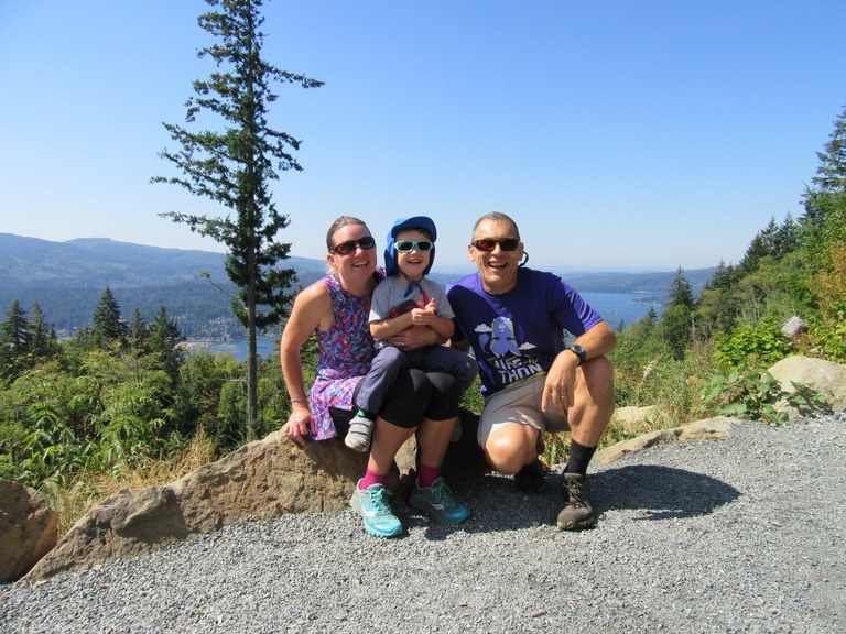 Chanterelle Trail at Lake Whatcom. Photo courtesy Craig Romano.JPG Enjoying a hike with family at Lake Whatcom.