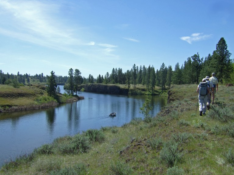 Fish Trap Lake. Photo by Bureau of Land Management.
