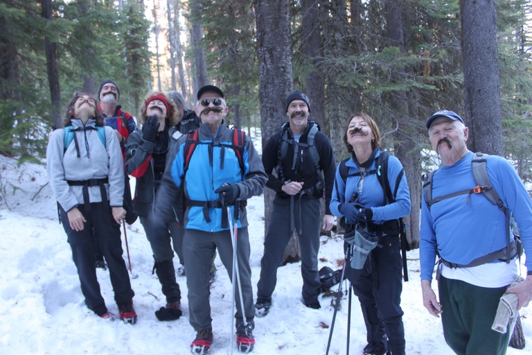 Galen Chamberlain with mustache. Photo by Holly Weiler.