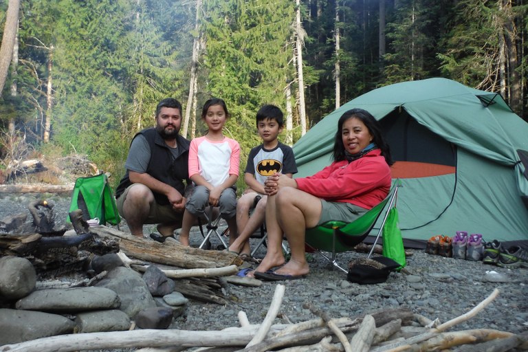 Camping at Lower Gray Wolf Camping at Lower Gray Wolf