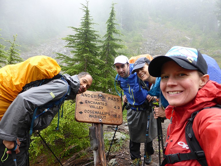 Andrea Imler in Olympic National Park. 