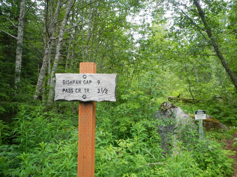 Trail sign. Photo by Austin Easter.