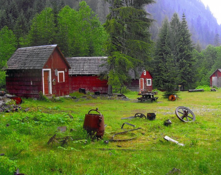 Historic buildings at Monte Cristo