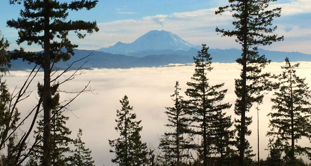 A view from Tiger Mountain, one area that could see expanded access under a new recreation plan. Photo by Joy.