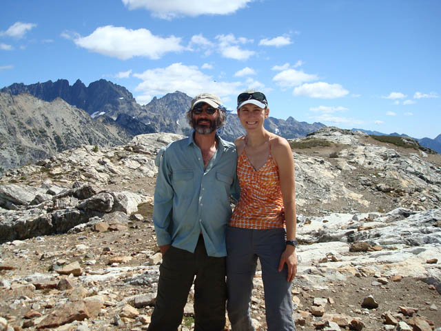 Bill and Aylssa co-leading a Spider Meadow Volunteer Vacation in 2008. Photo by Alyssa Kreider.