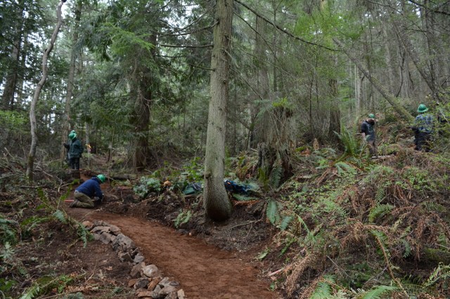Tursi Trail volunteer steve moore Photo by Steve Moore.