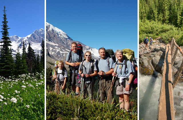 The Ponto family has explored the Wonderland Trail for the last ten years, seeking to complete it in its entirety, but making many memories along the way. Photos courtesy Colleen Ponto. 