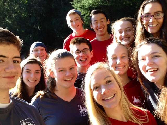 The 2014-15 Youth Ambassador cohort poses for a selfie. Photo by Tristana Leist.