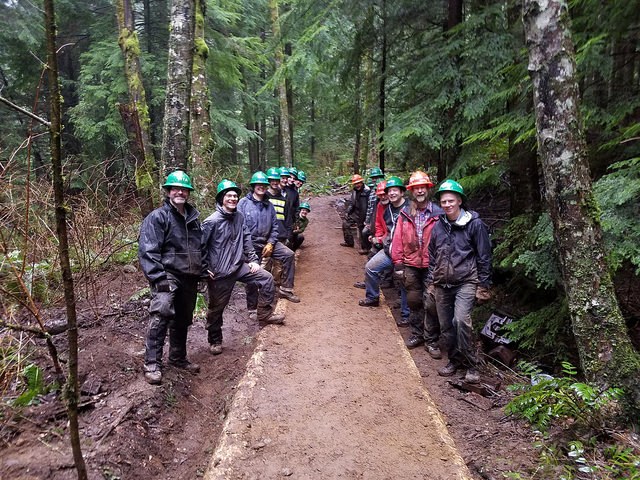 Blanchard Mountain work party