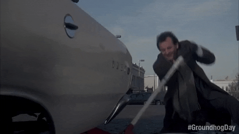 Bill Murray is ready for car trouble Bill Murray is ready for car trouble