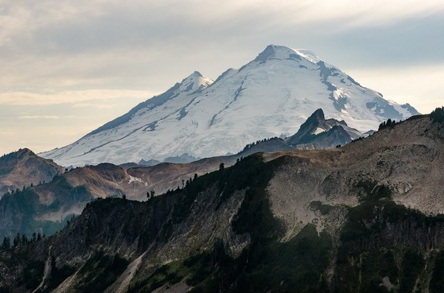 Mount Baker from the trail. Photo by Marley.