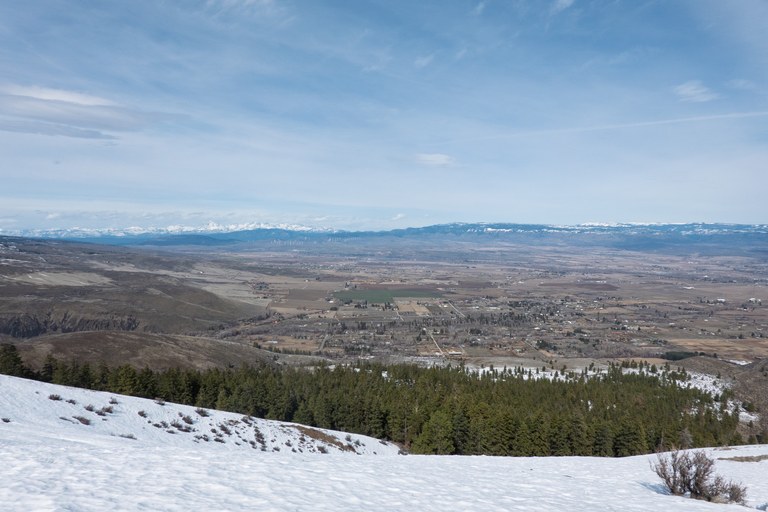 View from the top of Manastash Ridge. Photo by ejain.