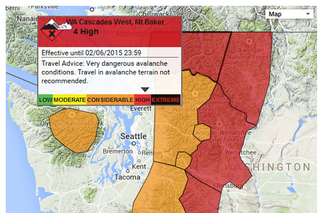 Headed to a spot with snow? Always check the National Weather Service's mountains forecast page and the Northwest Weather and Avalanche Center avalanche forecasts at nwac.us.