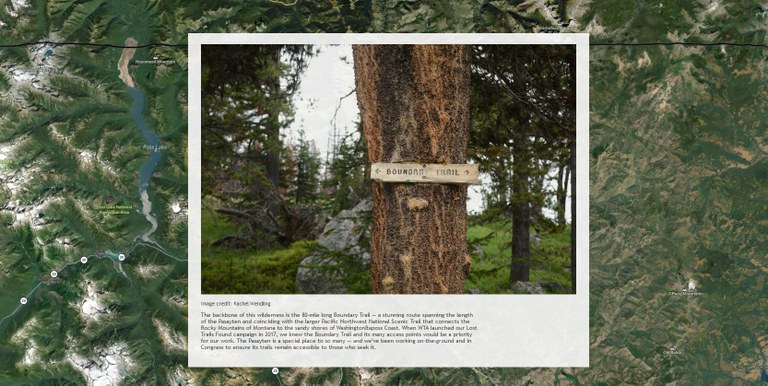 Pasayten story map Lost Trails Found