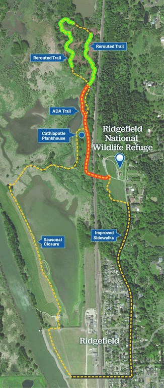 Ridgefield Refuge Trail Map Ridgefield Refuge Trail Map