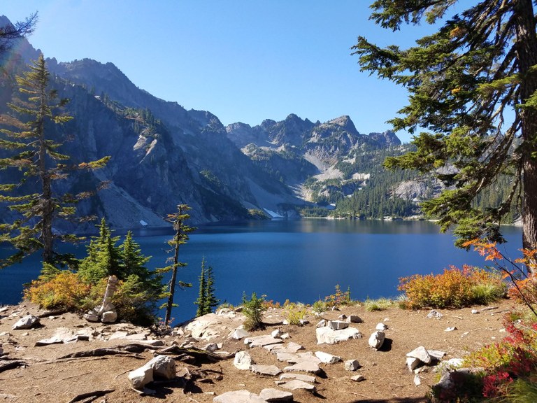 View of Snow Lake. Photo by Aija Daley.