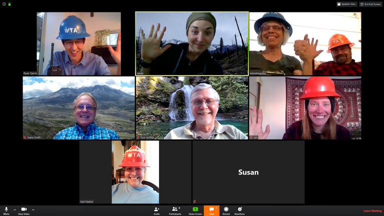 Southwest Washington Zoom training. Screenshot courtesy Janee Romesberg
