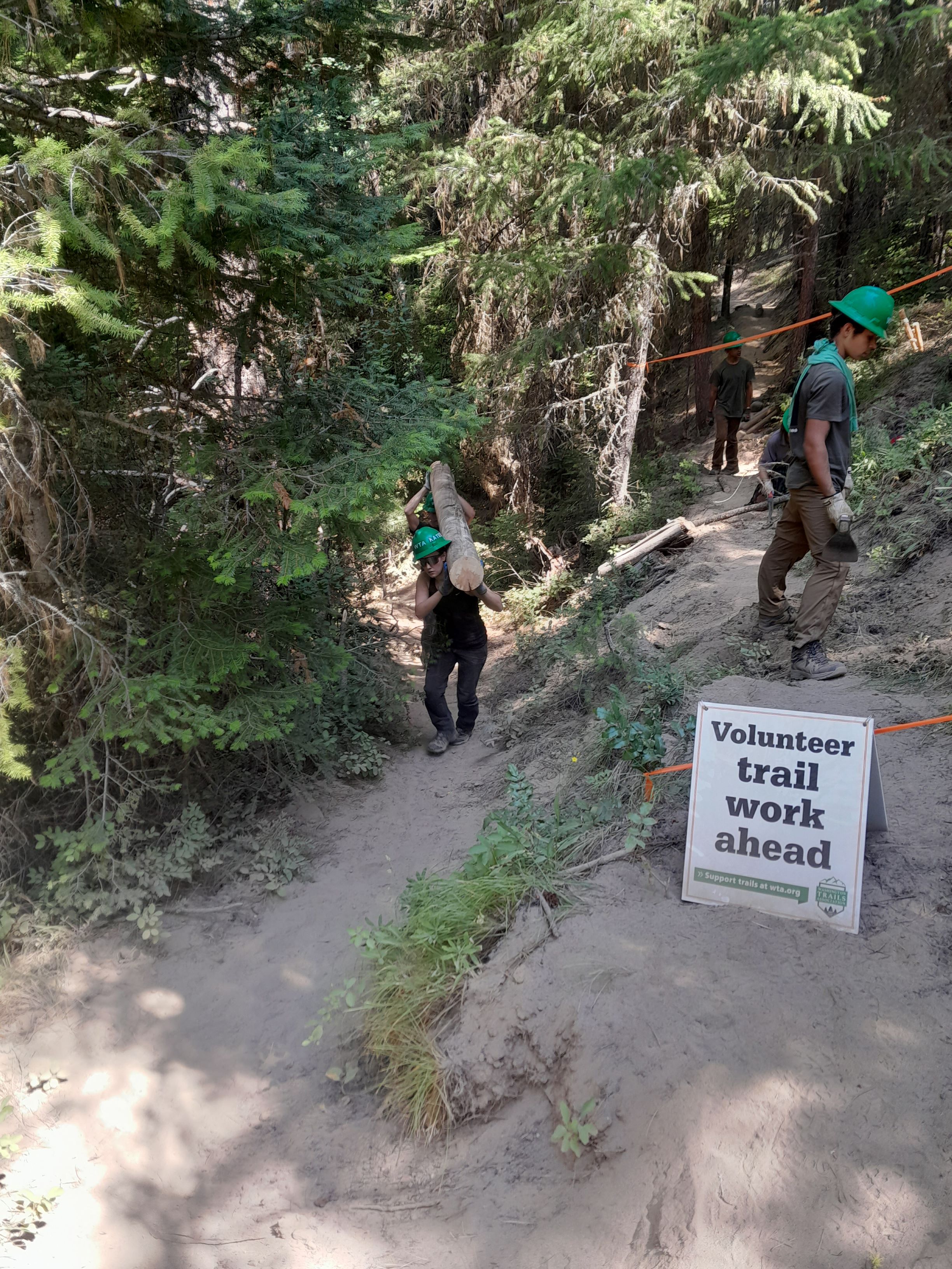 Youth volunteer vacation at the Teanaway Community Forest. Photo by Andy James.