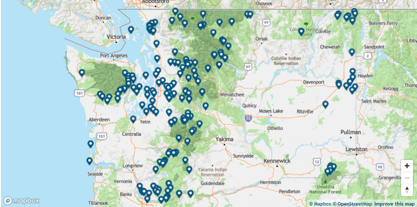 map of trail maintenance in 2025