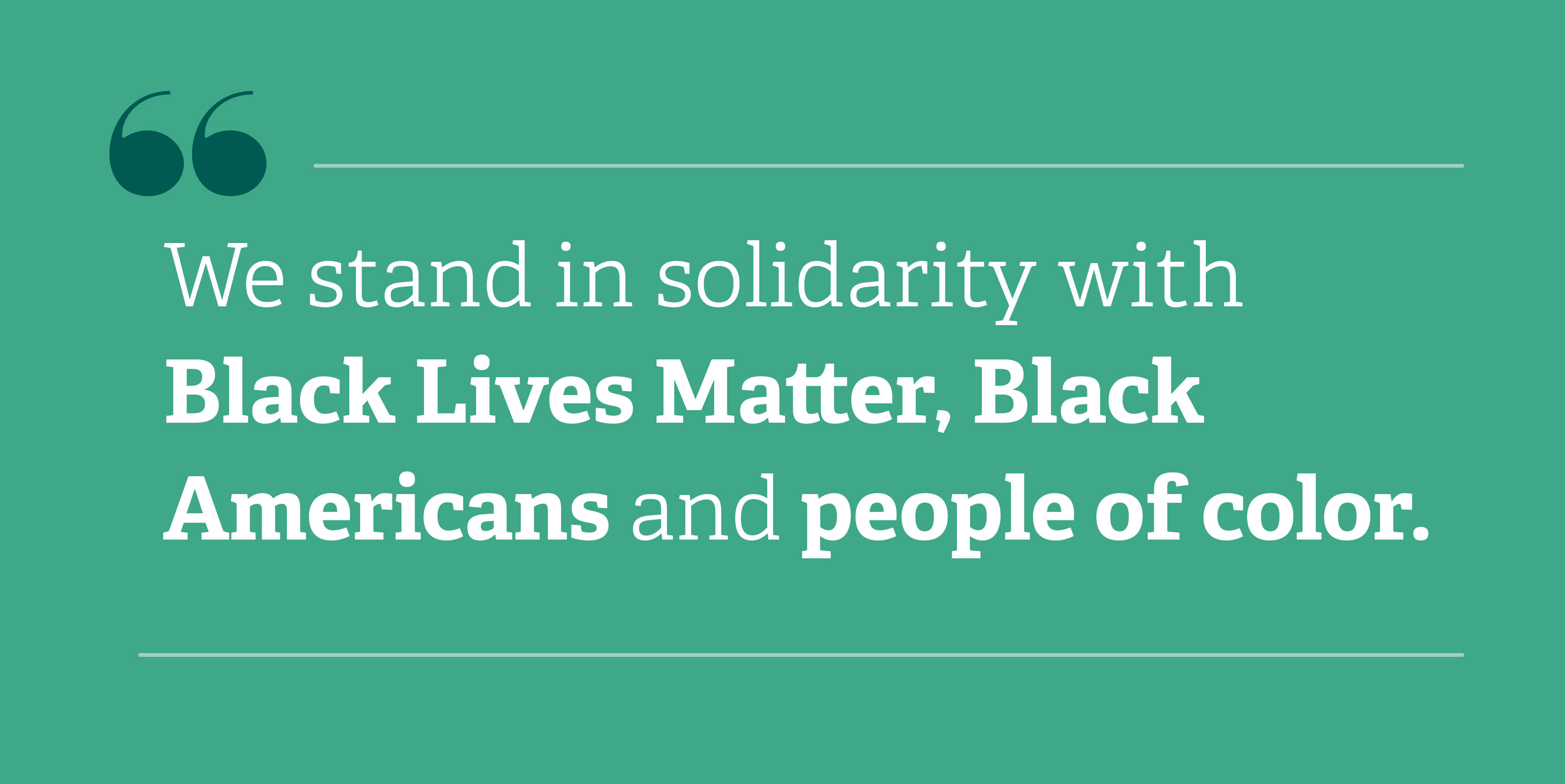We Stand in Solidarity — Washington Trails Association