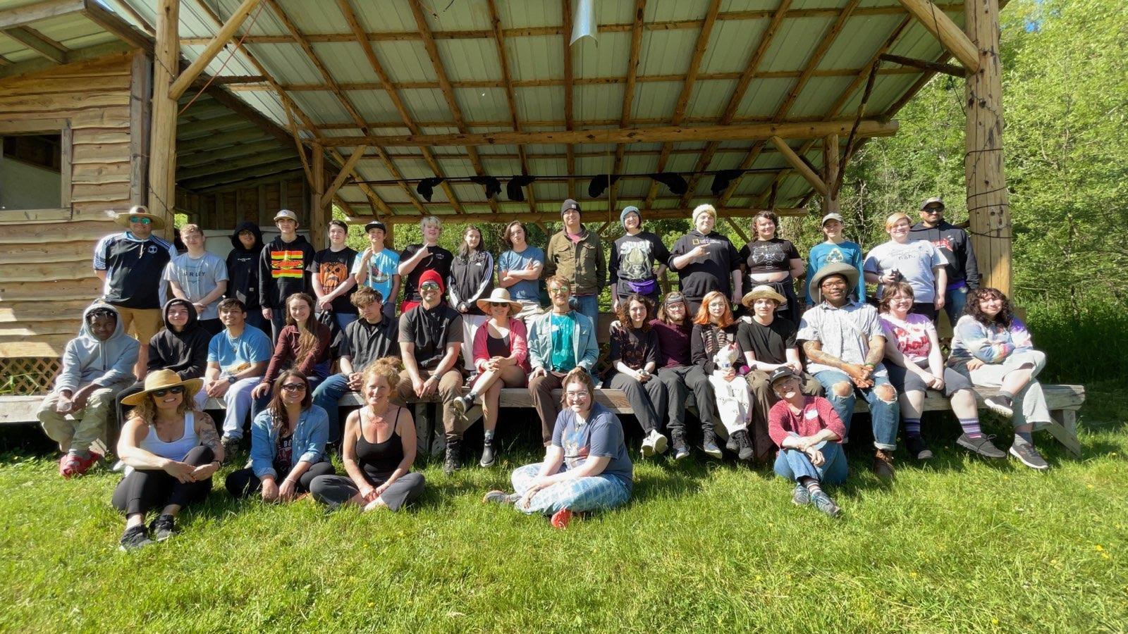 WIHS Forest School camping trip in 2023
