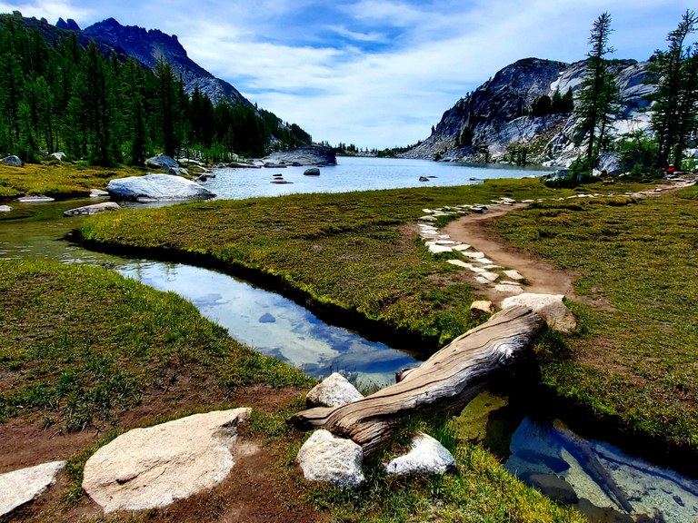 Small bridge in the trail. Photo by Natalie Dagley.  Small bridge in the trail. Photo by Natalie Dagley.