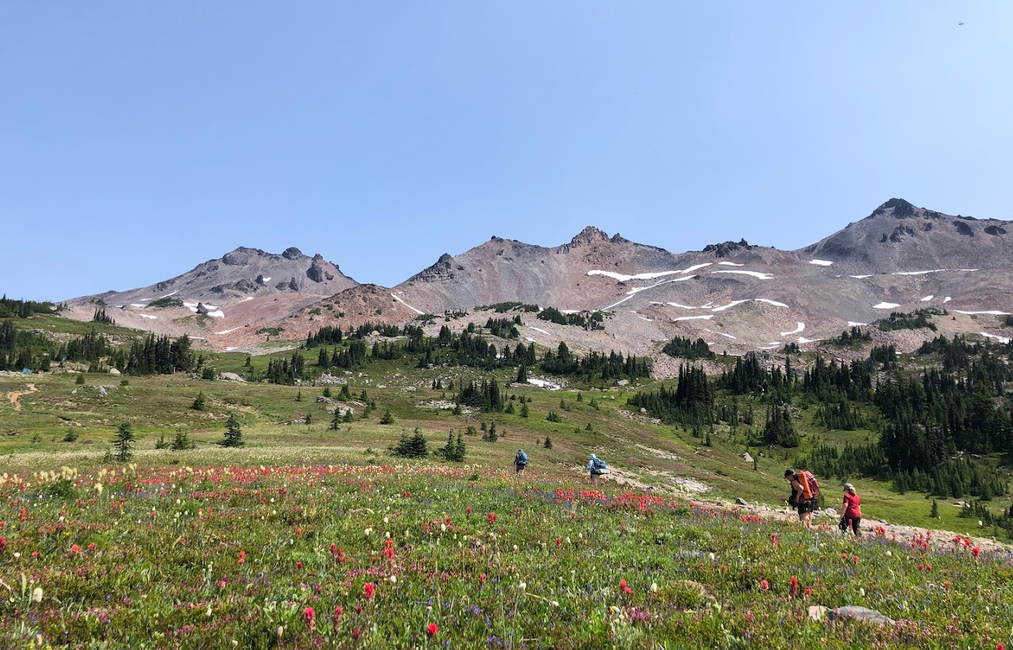 Teens backpacking trip Wild Grief OLT partner July 2024