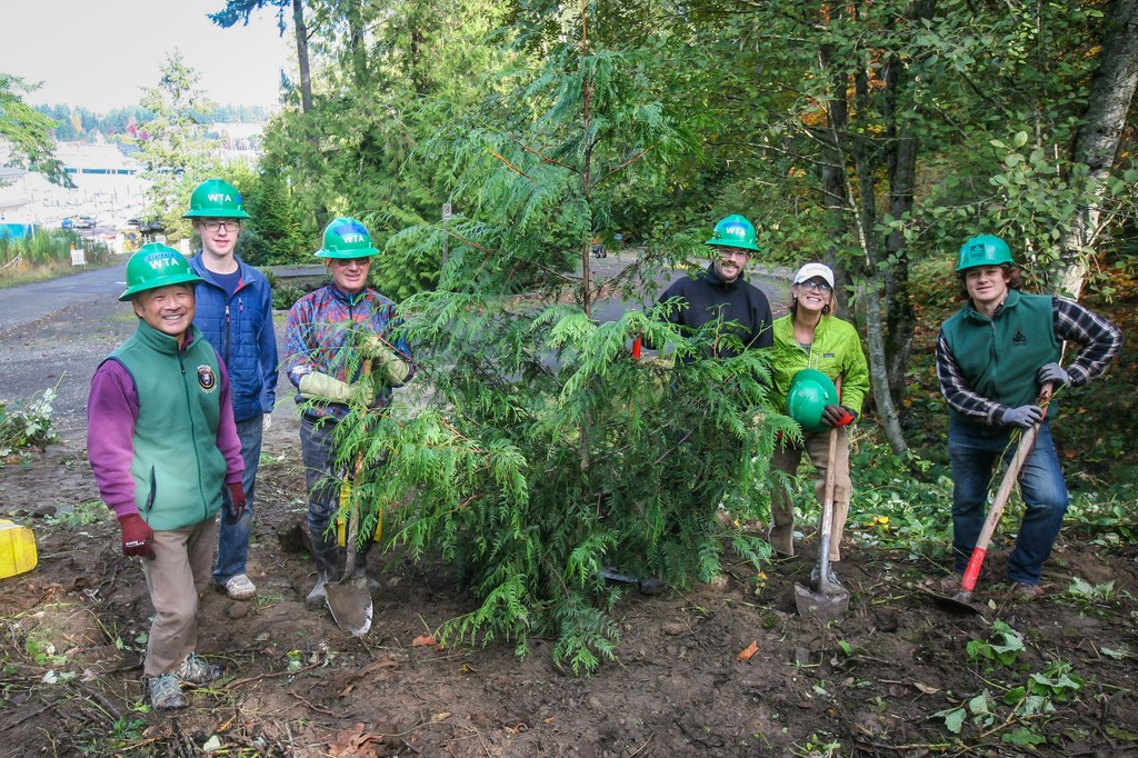 Bainbridge Island Japanese Exclusion Memorial 2019 WTA Work Party by Doug