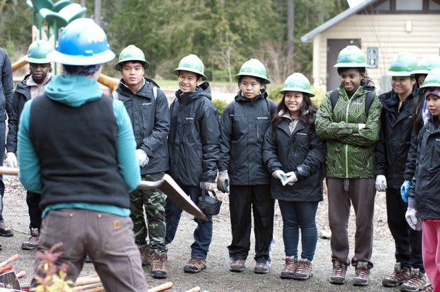 Youth Group at Cougar Mountain