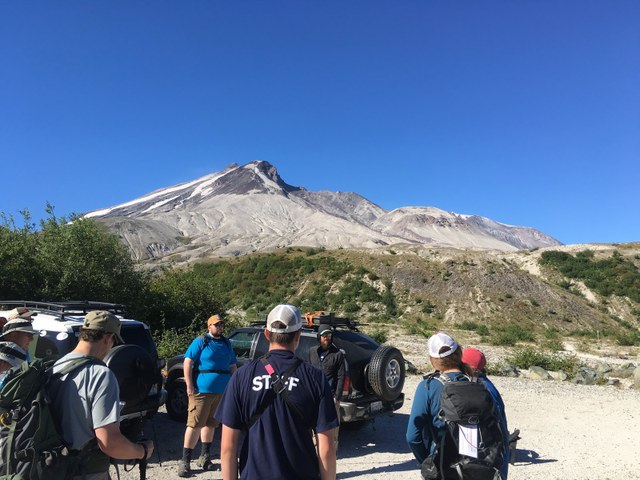 Guided Hike at Mount St. Helens by Layla Farahbakhsh