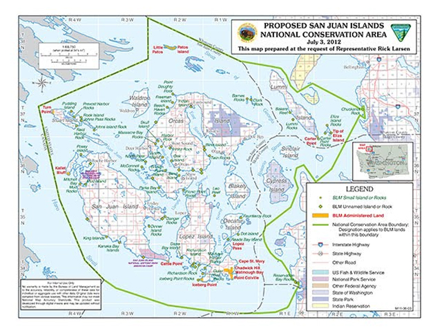 The area encompassed in the new San Juan National Monument. Click to download a PDF of a larger file. Map courtesy BLM.