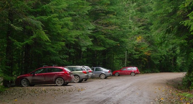 cars in the suiattle parking lot kim brown