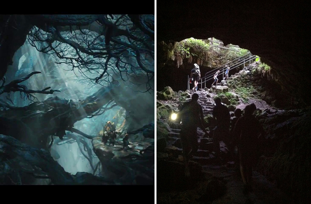 Mirkwood Forest is dark enough that we think you might need to head to Ape Caves for the same feeling. Gretchen Shuetter. 