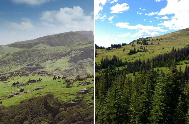 Channel your hobbit traveler on the high plains for Horseshoe Basin.Photo by hikermom