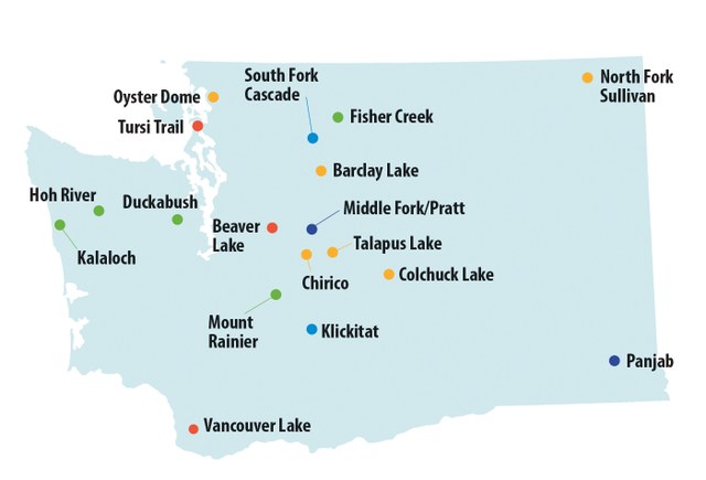 Every year, WTA works on hundreds of worthwhile trail projects. Find out why these 18 were so special. 